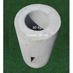Fundament uniwersalny max do lamp ogrodowych. fi28 cm-60 kg
