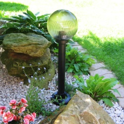 Lampa ogrodowa Globo wys.50 cm. klosze fi 20 do wyboru kolory 