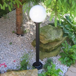 Lampa ogrodowa Globo wys.95 cm. klosze fi 20 do wyboru.
