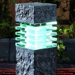 Lampa led ogrodowa 2 Wat, imitacja kamienia,12 Volt- opcja 230 V
