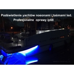 Zdjęcie poglądowe - zastosowanie neonów w łodziach, jachtach.