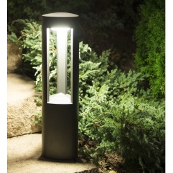 Lampa ogrodowa wys 50 cm. GX53. Aluminium.