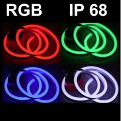 Neon led RGB, pod wodę IP68. wodoszczelny.24 V. 