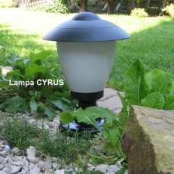 Lampa z daszkiem Cyrus wys. 35 cm