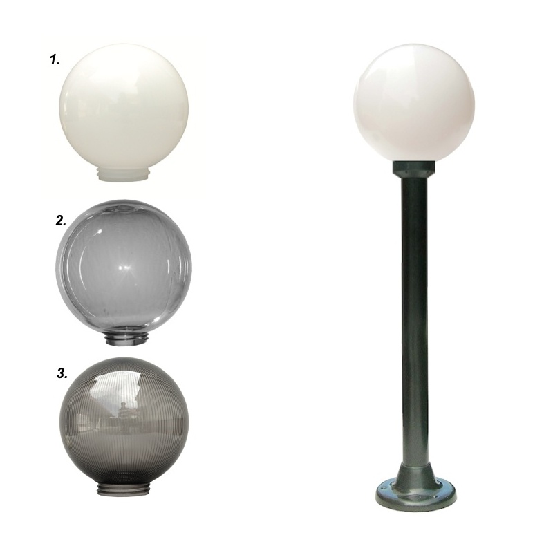 Lampa ogrodowa Globo 110 cm- możliwy wybór barwy klosza 
