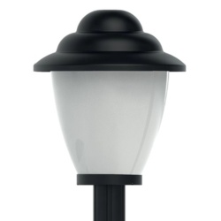 Lampa ogrodowa AM-154 -cm-kl. ml. daszek czarny